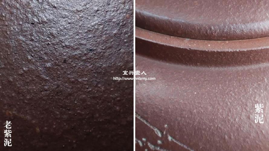 老紫泥和新紫泥的對(duì)比